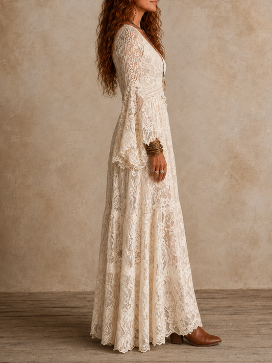 Emilia — Abito lungo dalla silhouette vintage