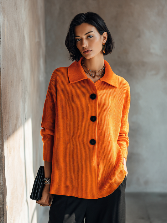 Angela — Top in maglia a coste