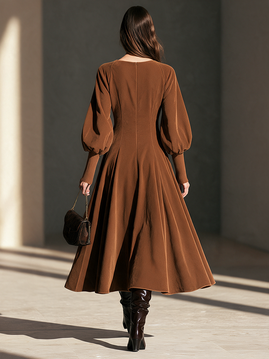 Emiliana — Cappotto in similpelle con revers