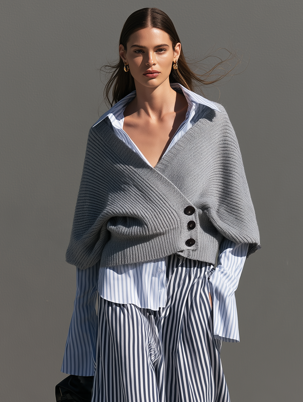 Immacolata — Cardigan lungo in maglia