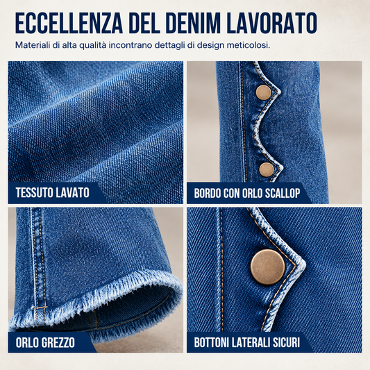 Rita — Jeans a vita alta svasati