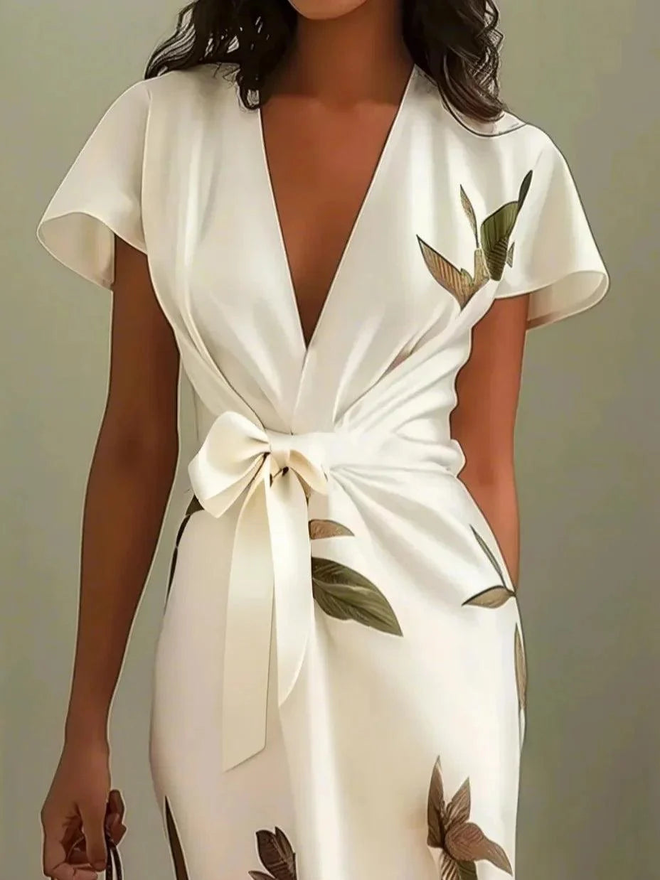 Rossana — Abito midi in raso