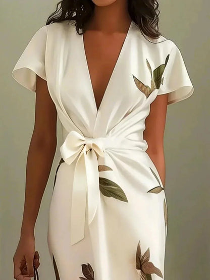 Rossana — Abito midi in raso