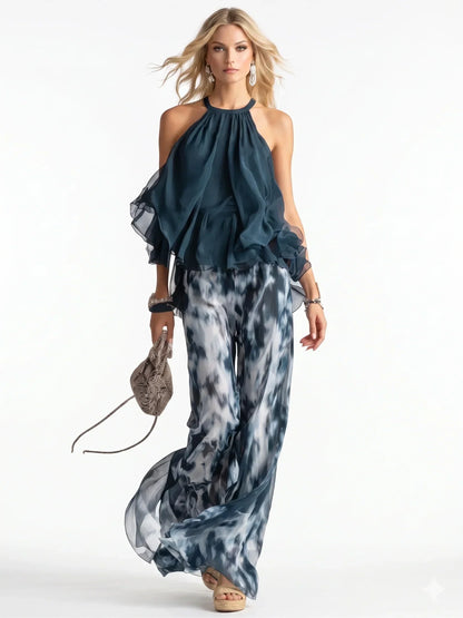 Costanza — Completo due pezzi in chiffon