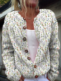 Ivadelle — Cardigan in maglia a fiori