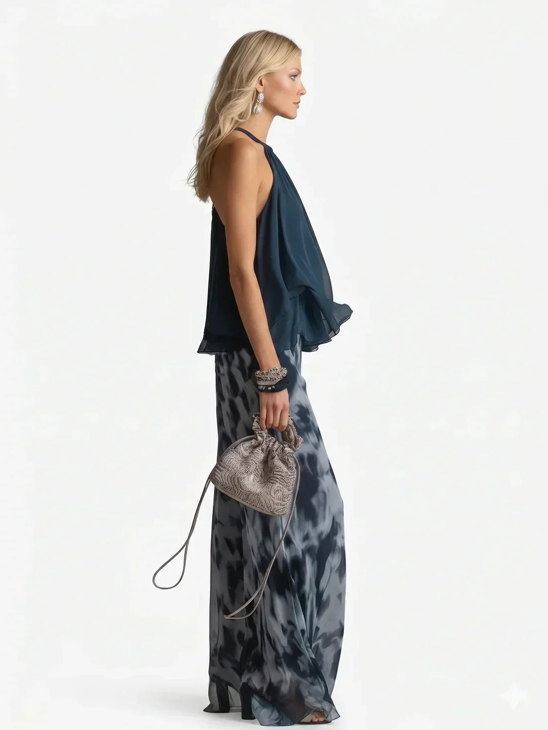 Costanza — Completo due pezzi in chiffon