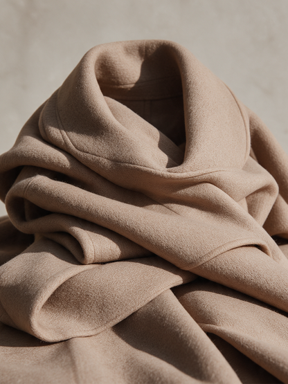 Cordelia — Cappotto oversize in misto lana con revers