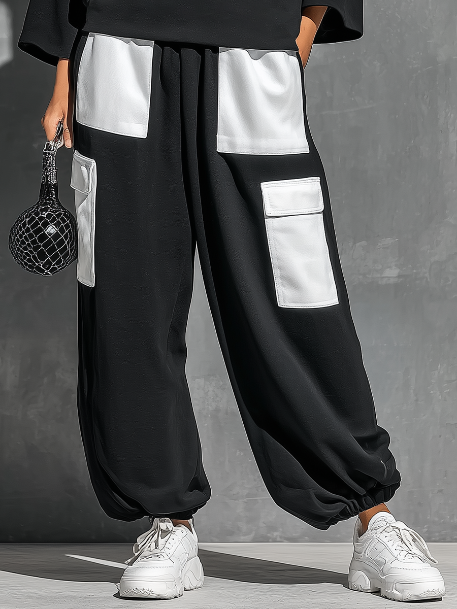 Antonella — Completo sportivo in maglia color block