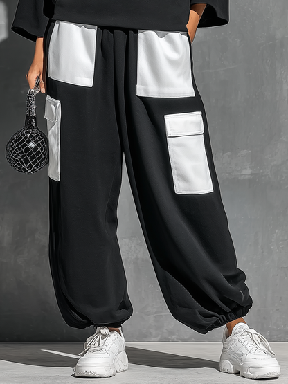 Antonella — Completo sportivo in maglia color block