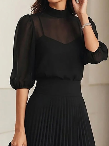 Dina — Completo tre pezzi in chiffon