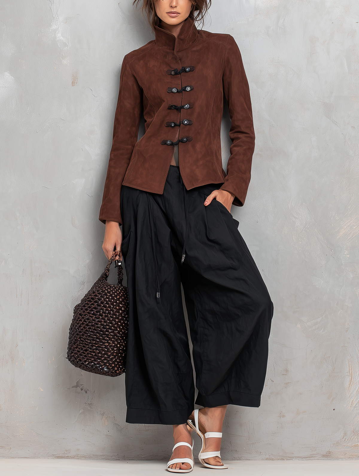 Giorgia — Completo due pezzi in maglia con pantaloni