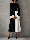Ippolita — Abito midi in maglia plissettato