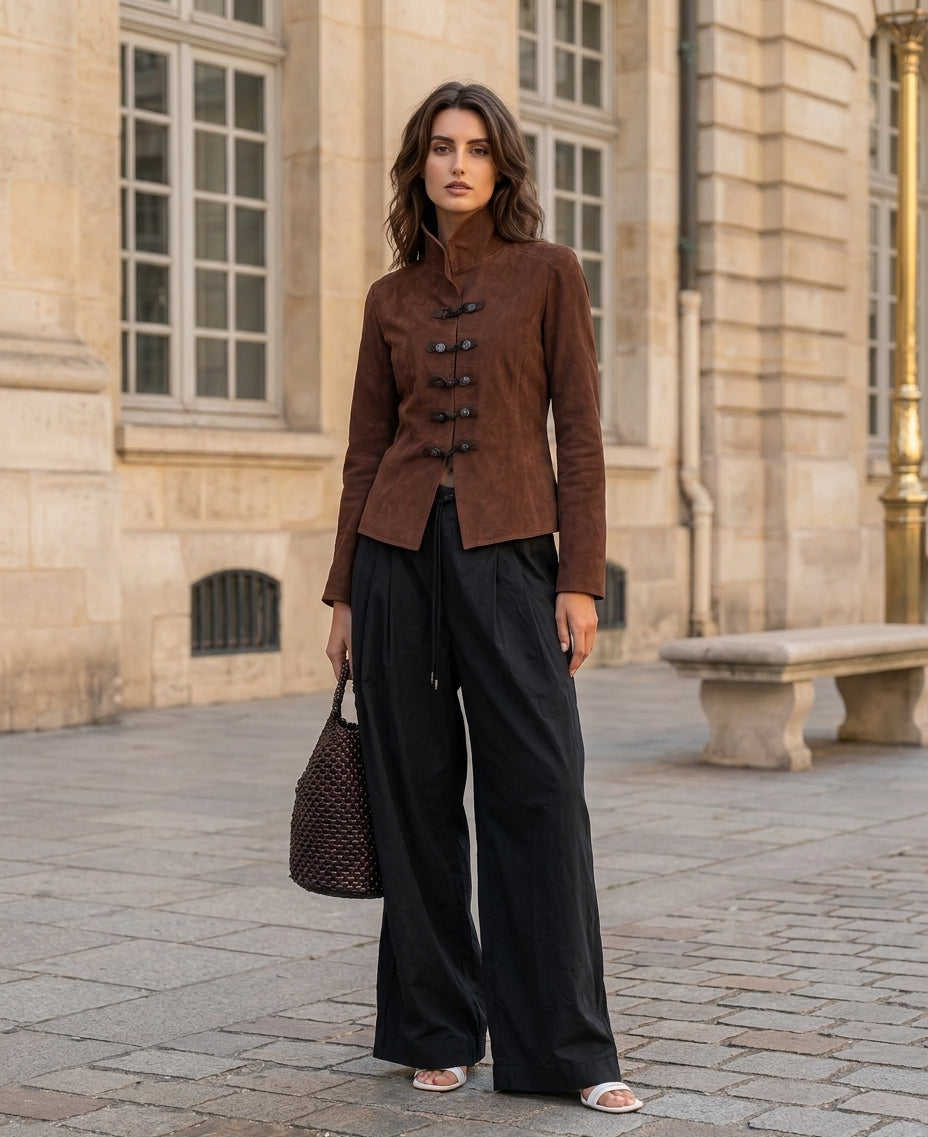 Giorgia — Completo due pezzi in maglia con pantaloni