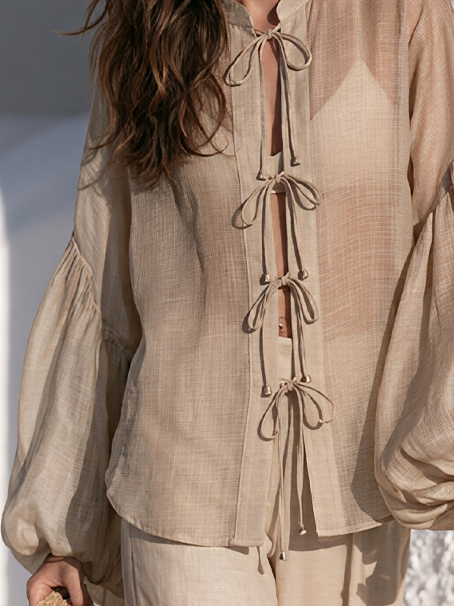 Pierina — Blusa in lino