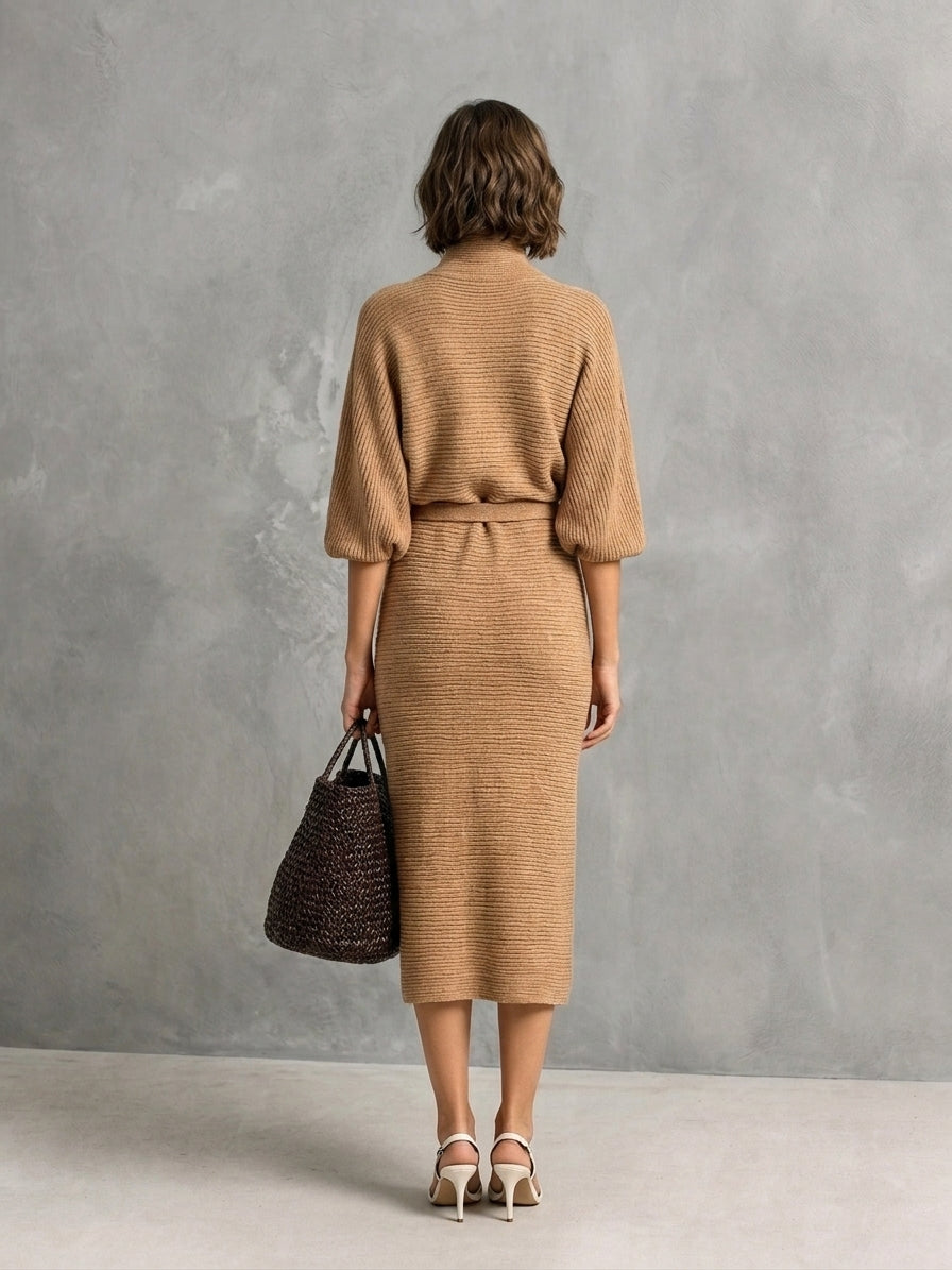 Lalla — Abito midi in maglia