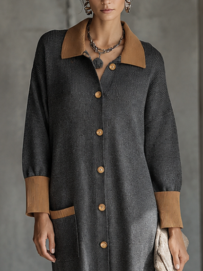 Letizia Maria — Abito in maglia grigio