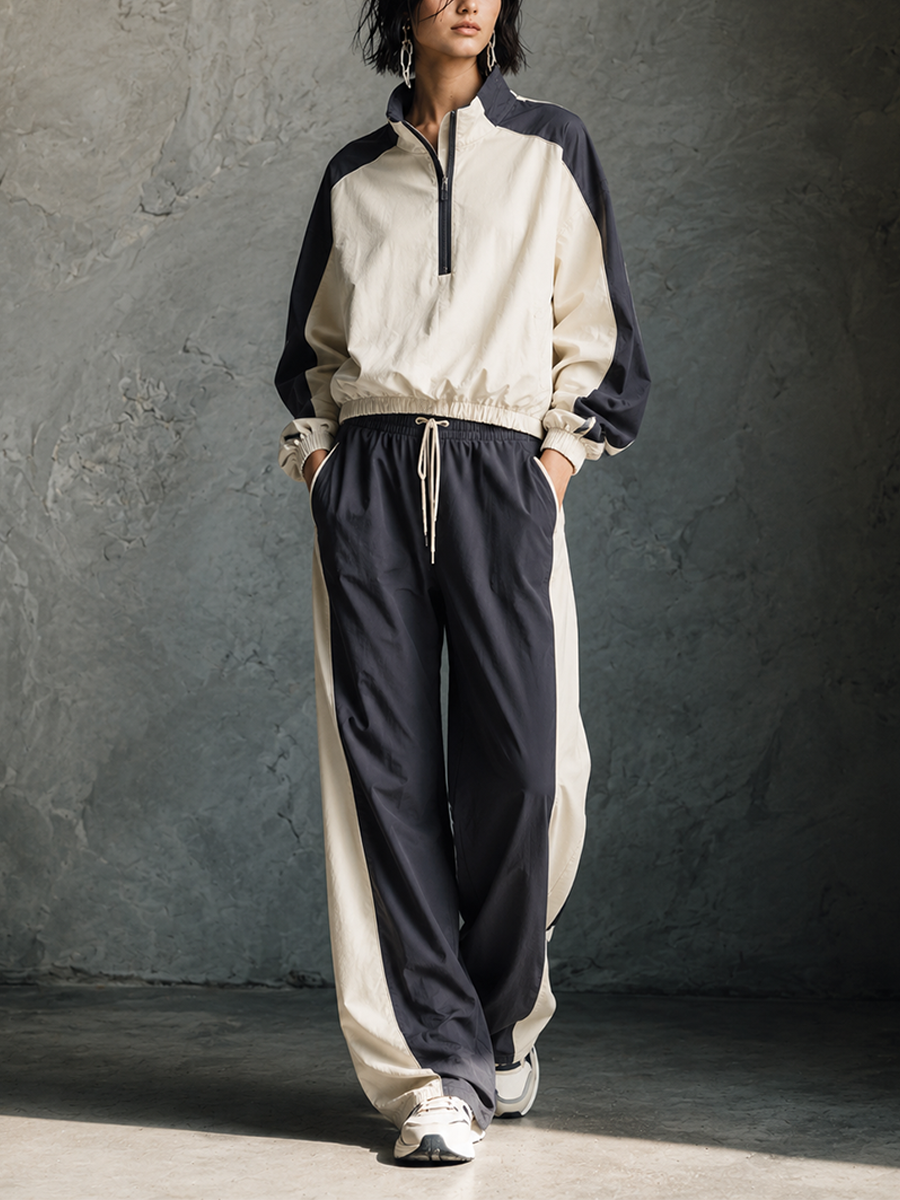 Liliana — Completo due pezzi color block