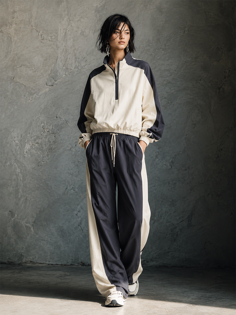 Liliana — Completo due pezzi color block