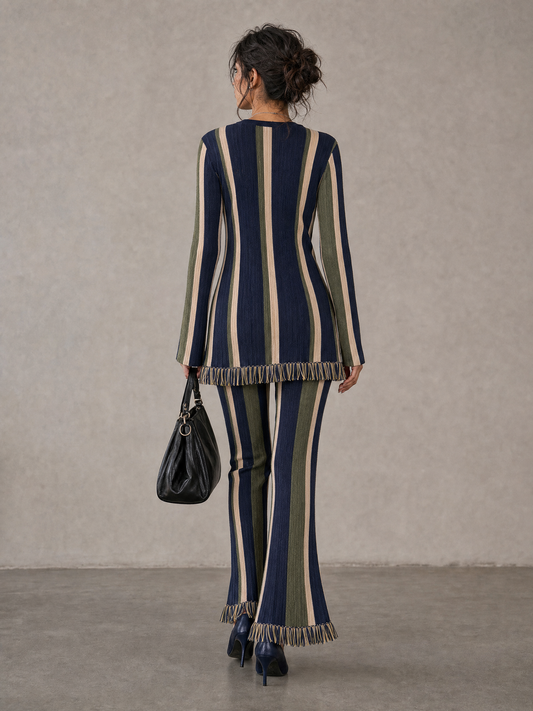 Albina — Maglione in maglia con girocollo