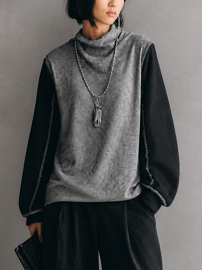 Amelia — Top in maglia a manica lunga
