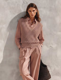 Assia — Gilet in maglia con scollo a V