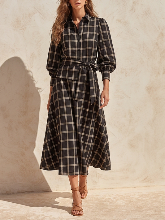Susanna — Completo due pezzi in cotone con gonna lunga