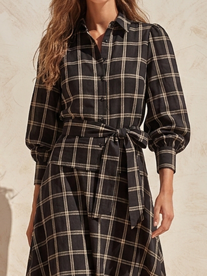 Susanna — Completo due pezzi in cotone con gonna lunga