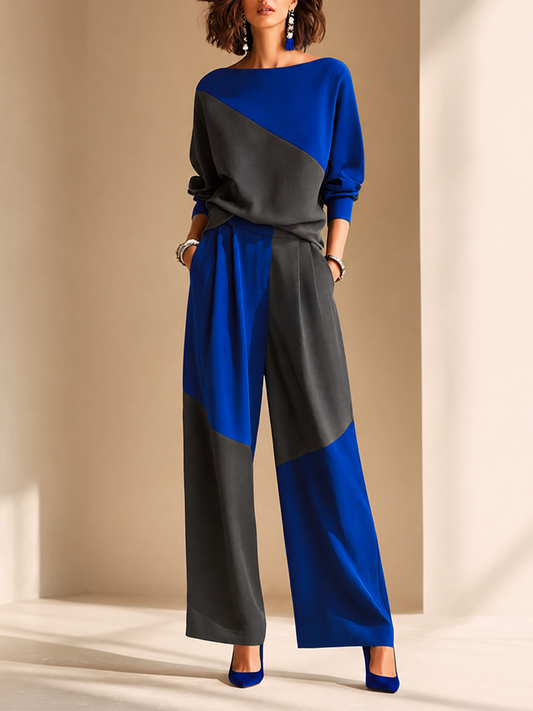 Valentina — Completo due pezzi geometrico