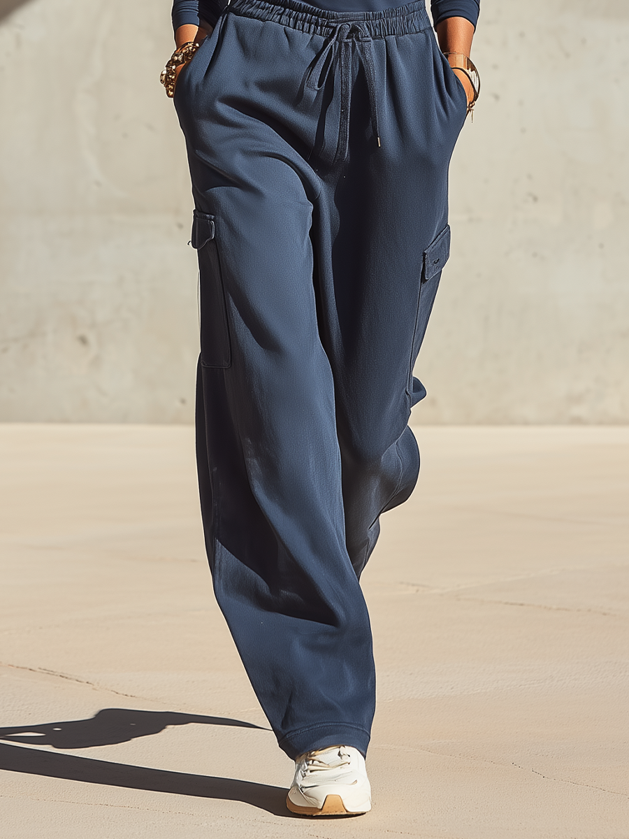 Vanessa — Completo due pezzi con pantaloni a gamba larga