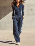 Vanessa — Completo due pezzi con pantaloni a gamba larga