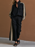 Amanda — Abito in lino con mezza zip