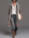 Adelina — Cardigan color block con zip