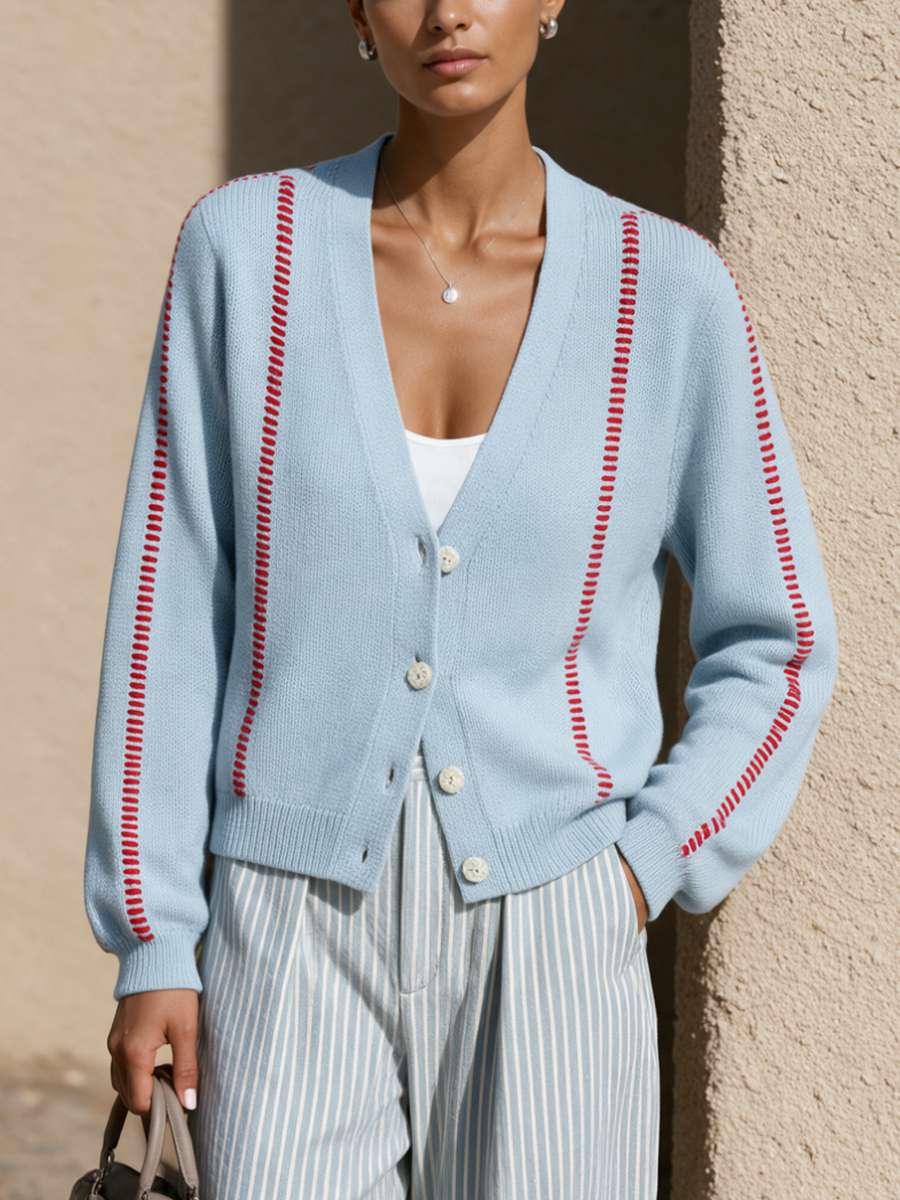 Aureliana — Cardigan con scollo a V