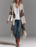 Evangelina — Cardigan lungo con collo a scialle
