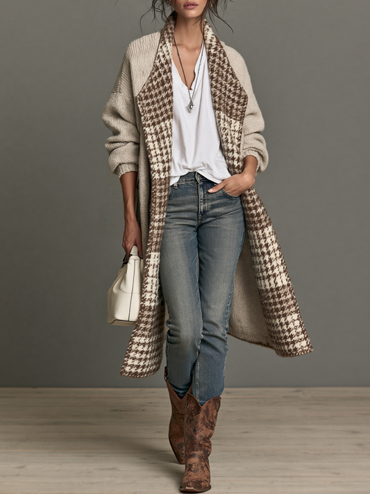 Melinda — Cardigan con revers