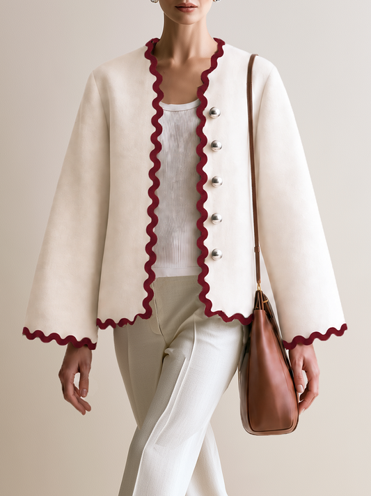 Lodovica — Giacca con bordo smerlato