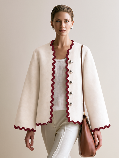 Lodovica — Giacca con bordo smerlato