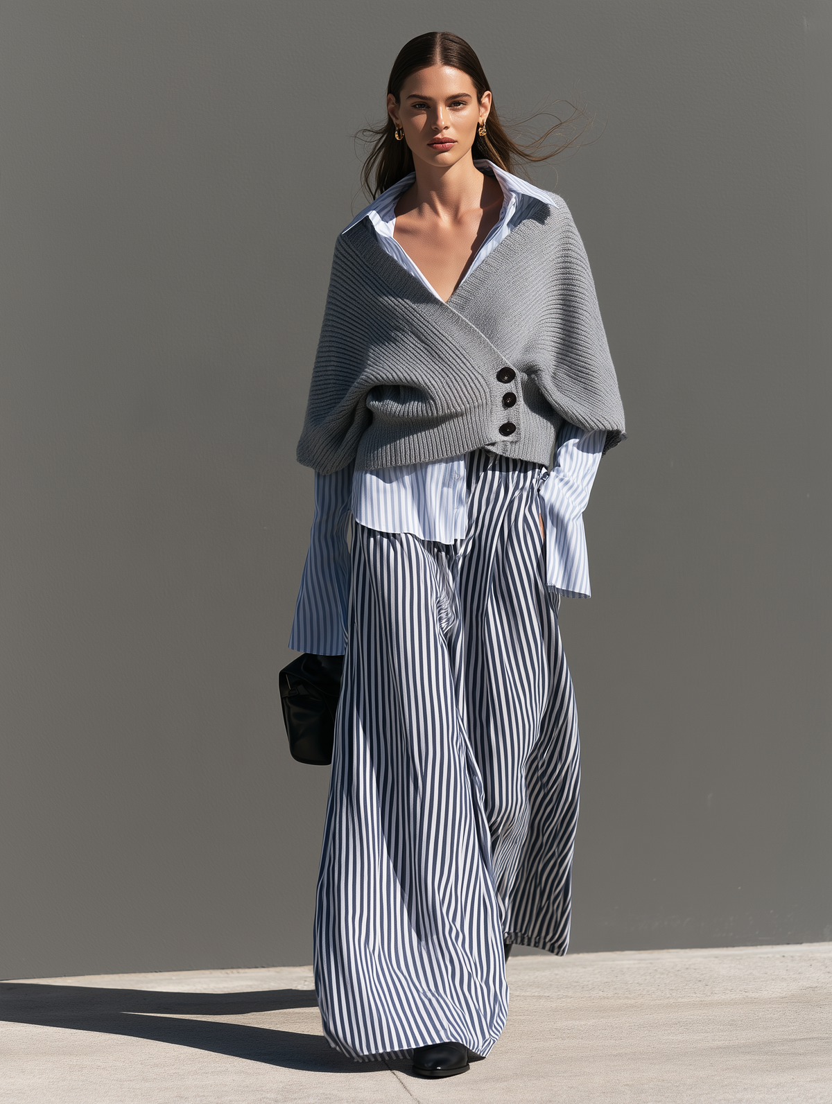 Immacolata — Cardigan lungo in maglia