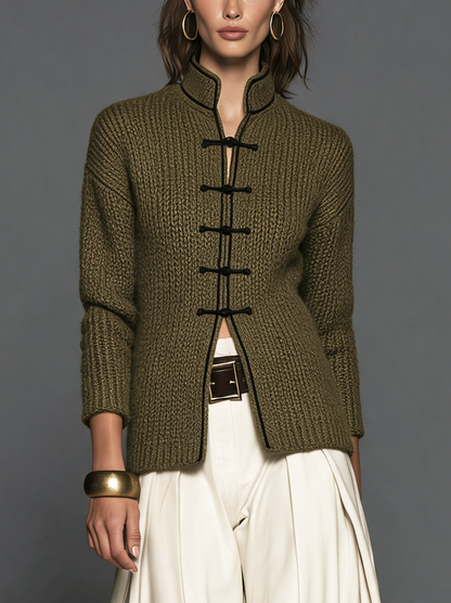 Isolina — Cardigan lungo in maglia
