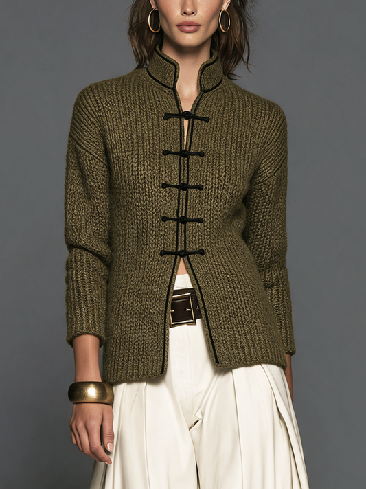 Isolina — Cardigan lungo in maglia