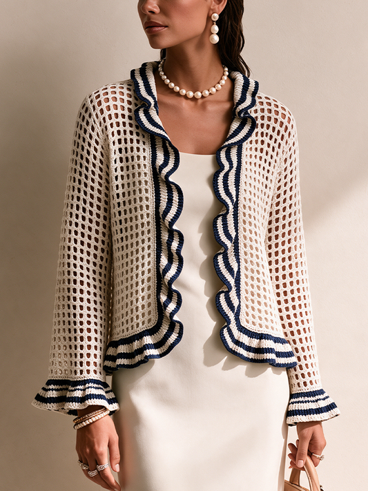 Pellegrina — Cardigan a righe