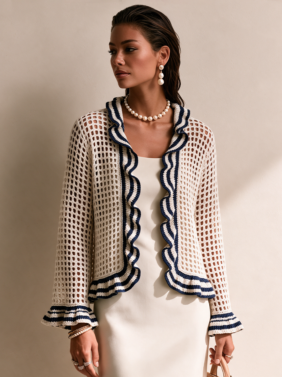 Pellegrina — Cardigan a righe