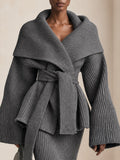 Zaccaria — Cardigan in maglia con collo a scialle