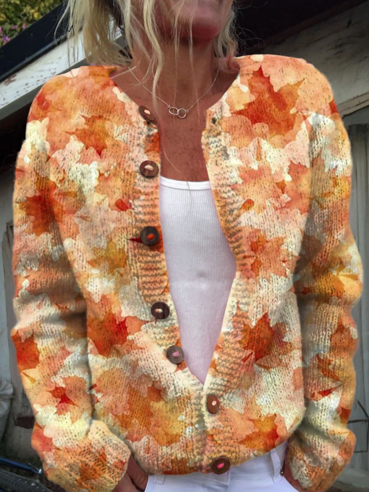 Briarwood — Cardigan in maglia vintage