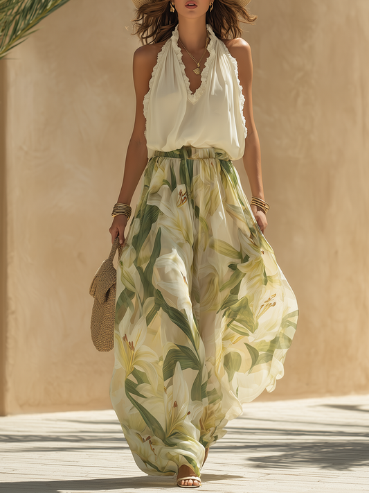 Liliana — Completo leggero a fiori