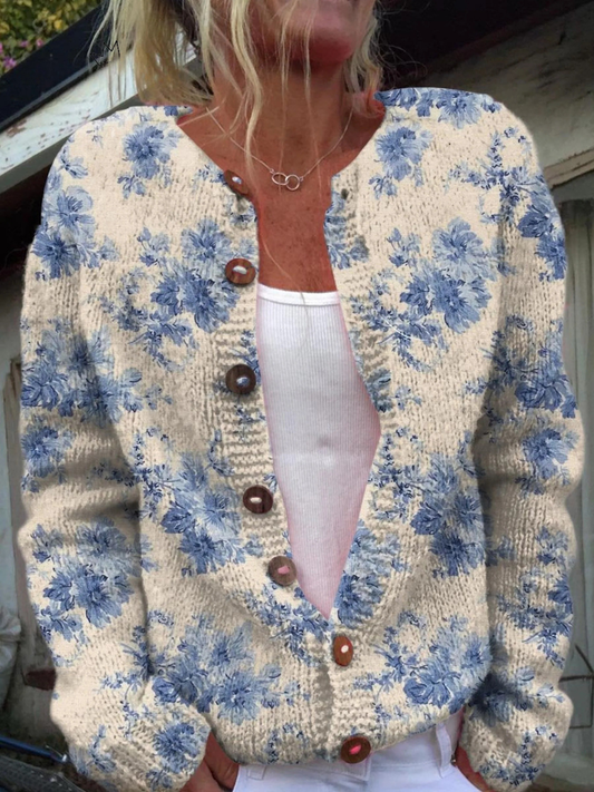 Daysie — Cardigan in maglia vintage