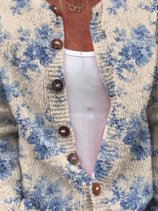 Daysie — Cardigan in maglia vintage