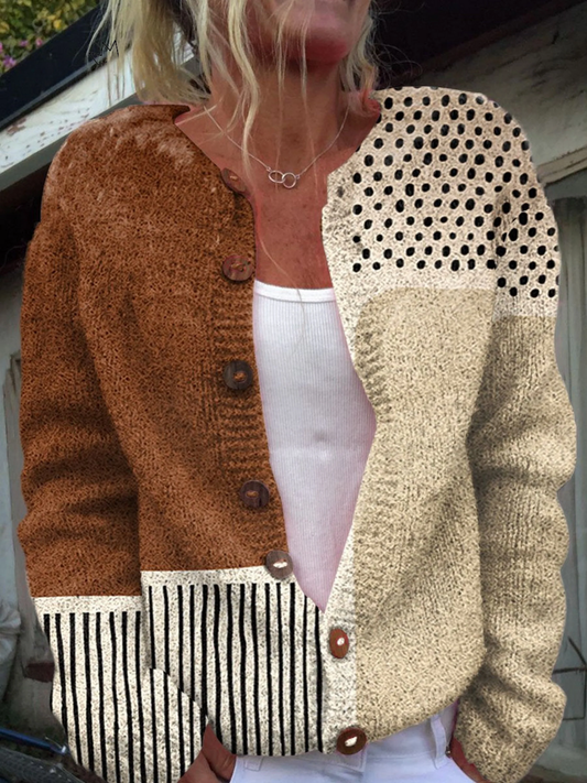 Eloise — Cardigan in maglia vintage