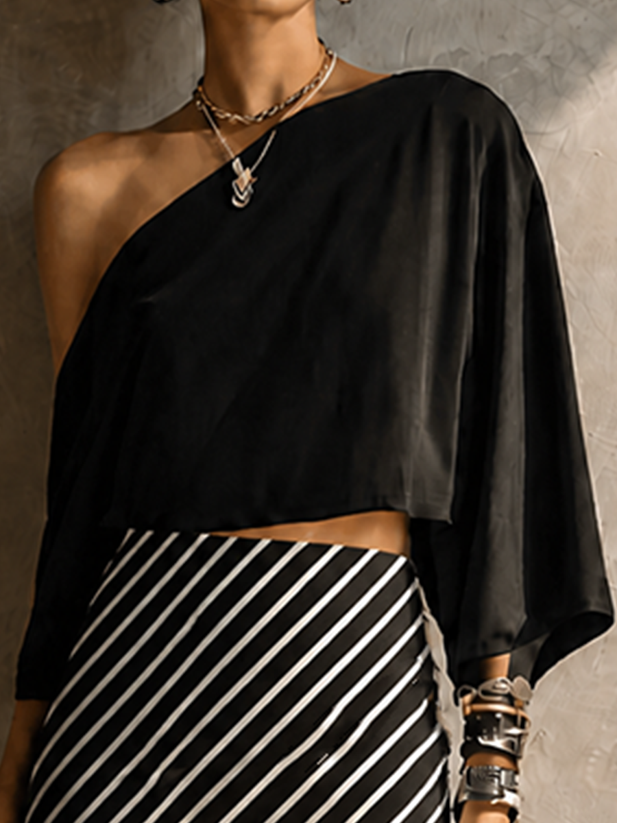 Giovanna — Abito in maglia a righe