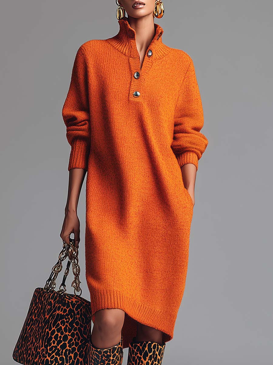 Luisa — Abito midi in maglia